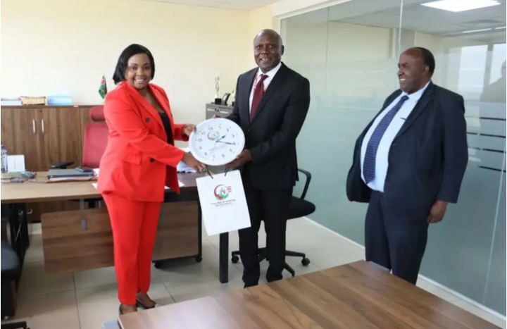 CBSK COURTESY VISIT TO DTB BANK