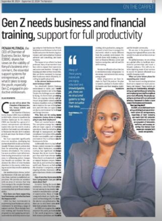 CBSK’S CEO NAIROBIAN NEWSPAPER FEATURE