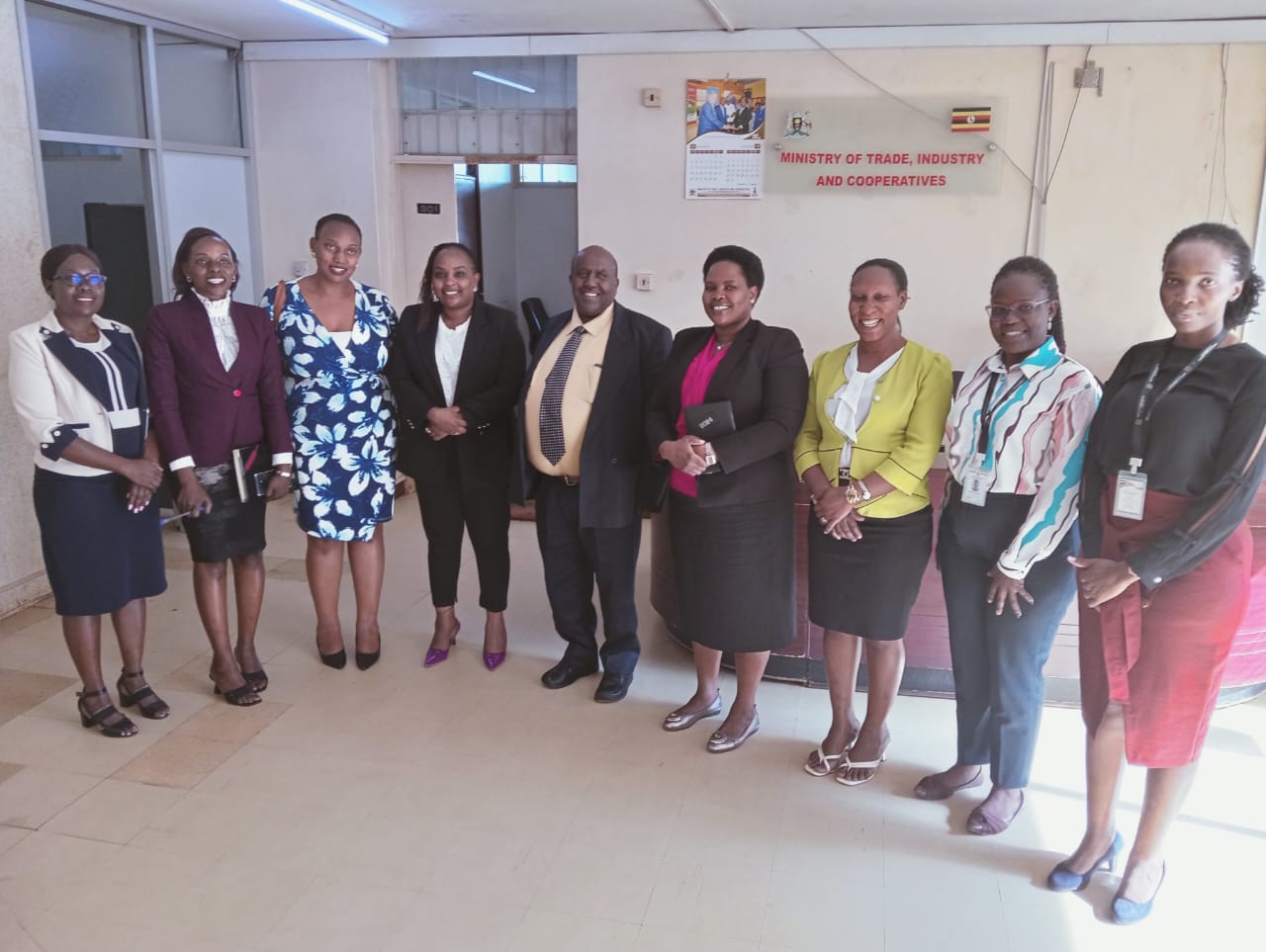 COURTESY VISIT TO UGANDA’S MINISTRY OF TRADE, INDUSTRY AND COOPERATIVES, COMMISSIONER EXTERNAL TRADE